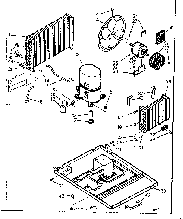 Kenmore 10672940 unit parts diagram