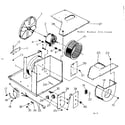Kenmore 25371240 electrical system & air handling parts diagram