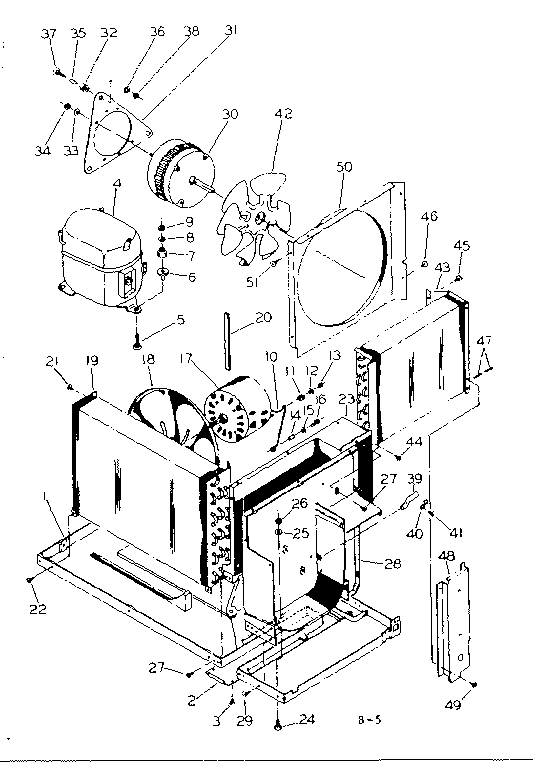 Kenmore 25372330 refrigerating system & air handling parts diagram