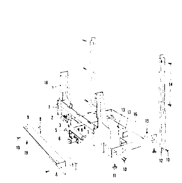 Kenmore 28771790 frame details diagram