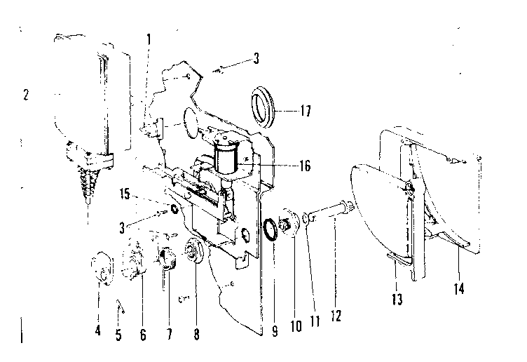 Kenmore 28771790 detergent cup details diagram
