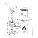Kenmore 28771791 heater and spray arm details diagram