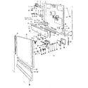 Kenmore 587718501 door and access panel details diagram