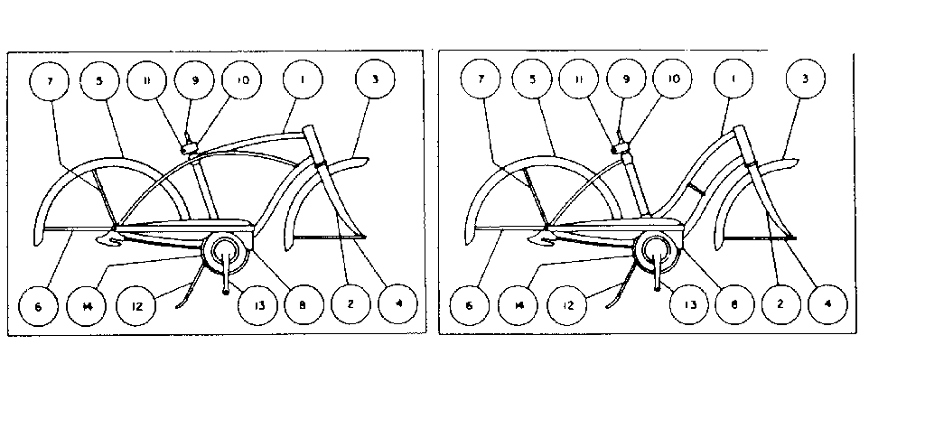 Sears 50245181 frame assembly diagram