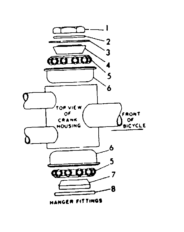 Sears 502462300 hanger fittings diagram
