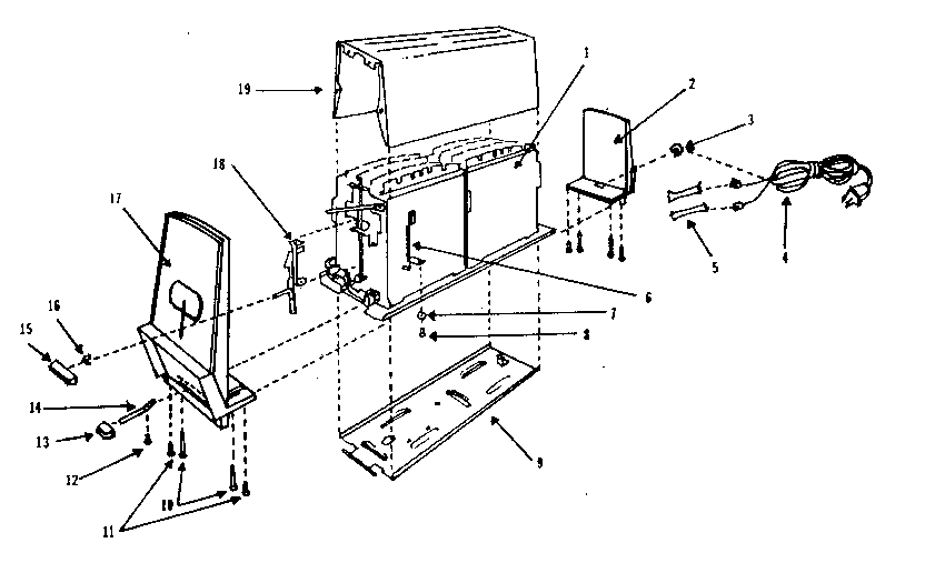 Kenmore 360633700 replacement parts diagram