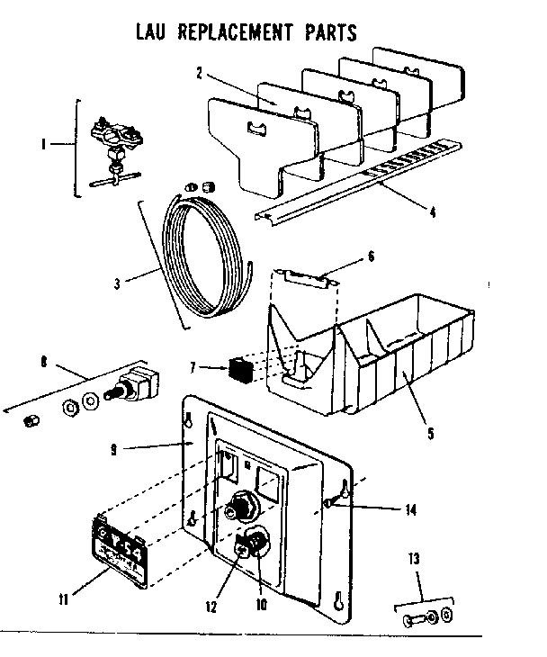Lau T-54 lau replacement parts diagram