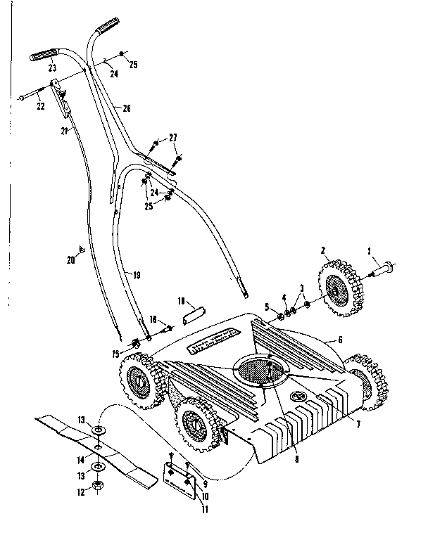 Craftsman 13191021 replacement parts diagram