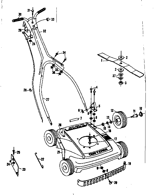 Craftsman 13191102 replacement parts diagram