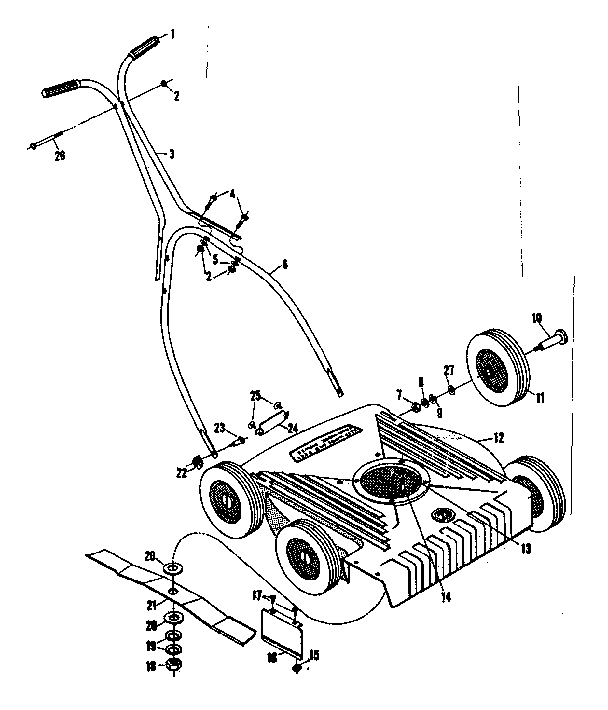 Craftsman 13191110 replacement parts diagram