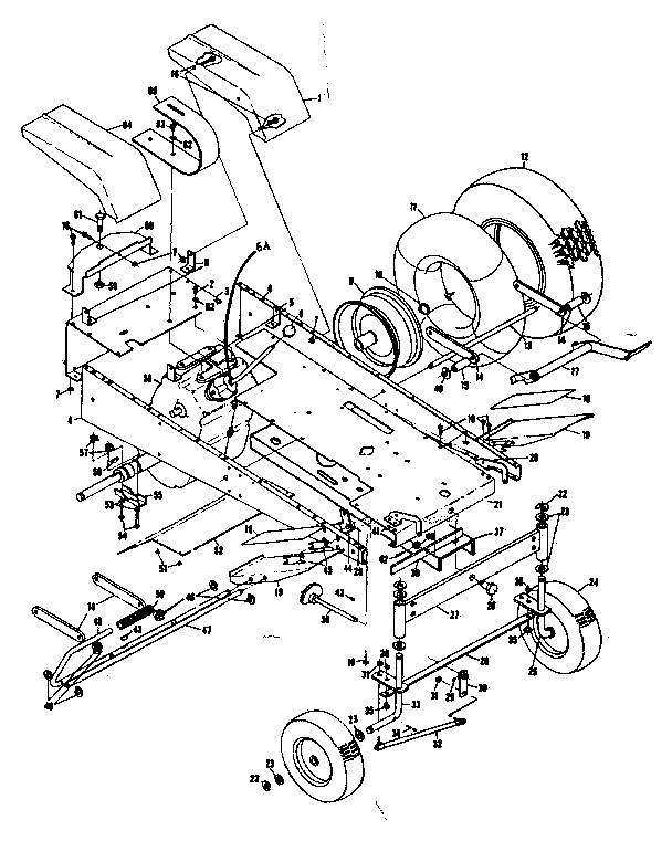 Craftsman 9178321 wheel assembly diagram