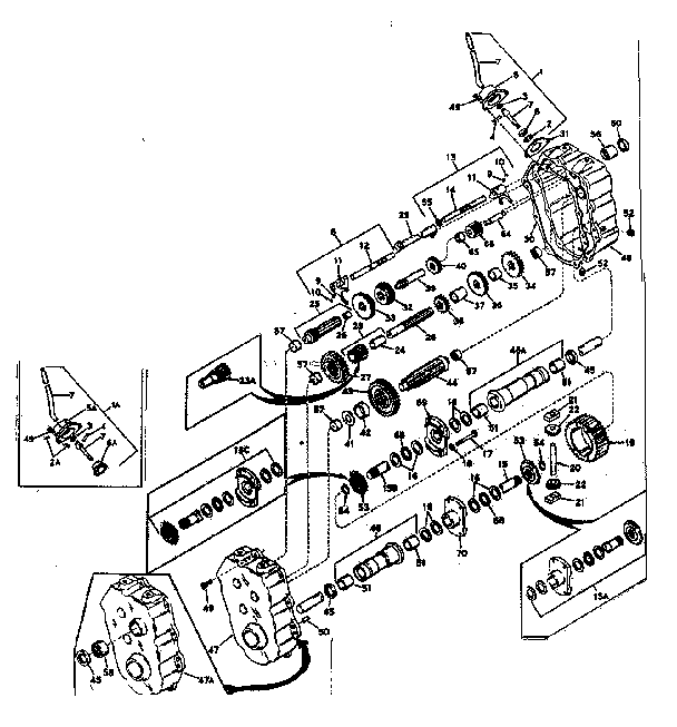 Craftsman 9178321 transaxle diagram