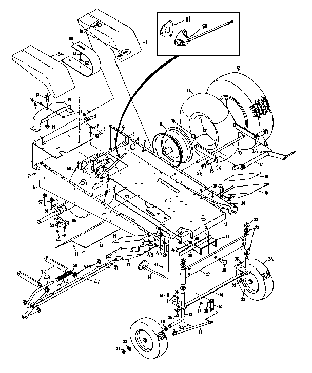Craftsman 9178322 wheel assembly diagram
