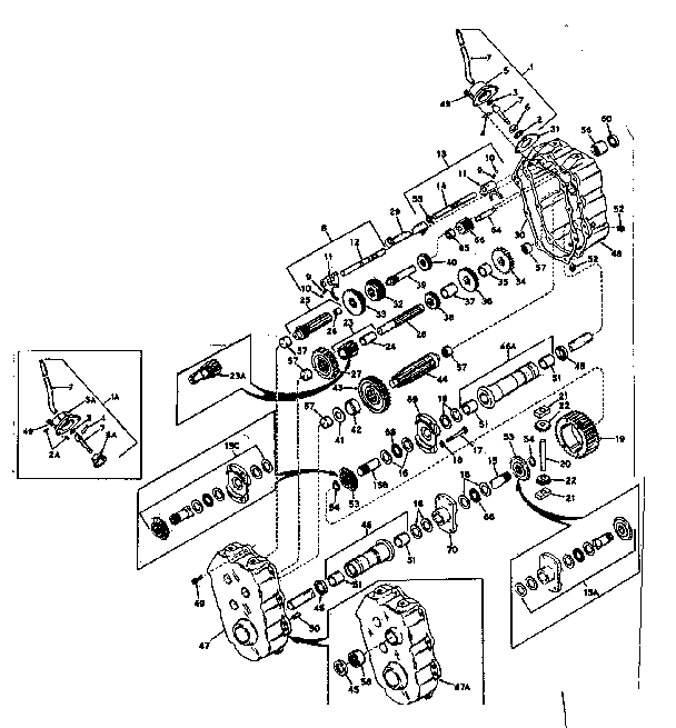 Craftsman 9178322 transaxle diagram