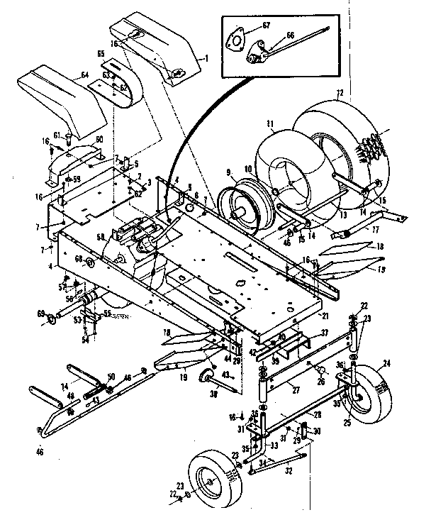 Craftsman 9178330 wheel assembly diagram