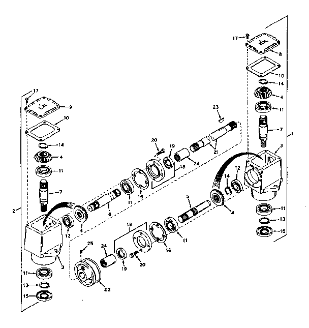 Craftsman 9178330 right angle drive diagram