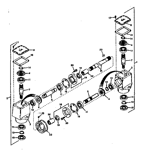 Craftsman 9178360 right angle drive diagram