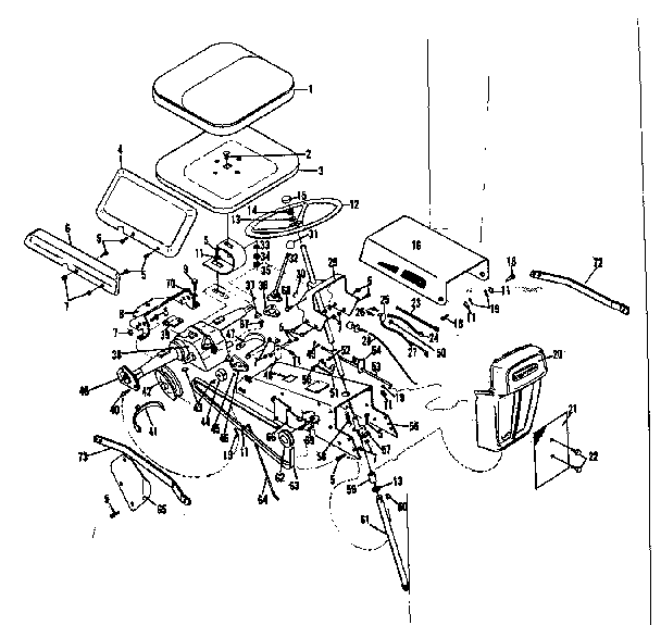 Craftsman 9178361 steering assembly diagram