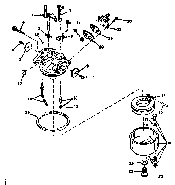 Craftsman 21758821 carburetor assembly diagram