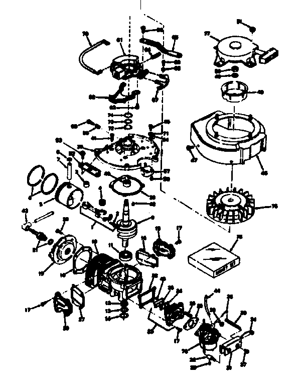 Craftsman 21759450 engine assembly diagram