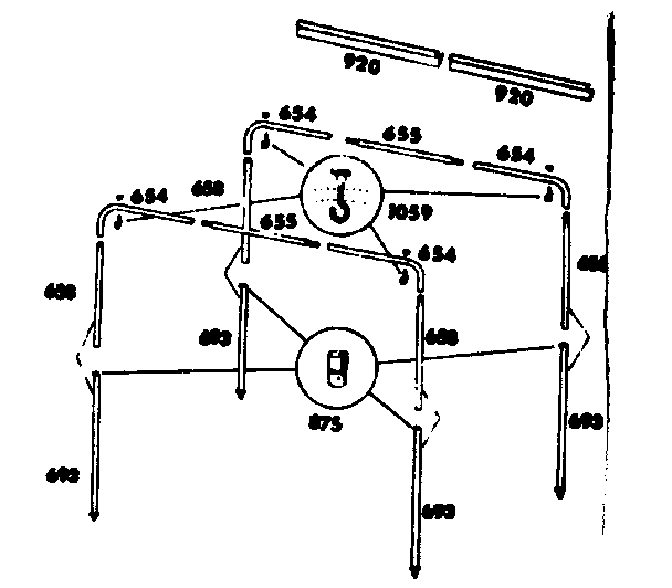 Sears 308786492 frame assembly diagram