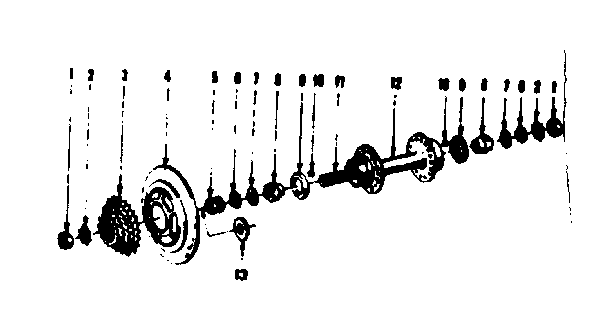 Sears 502473750 maillard atom for rear hub diagram