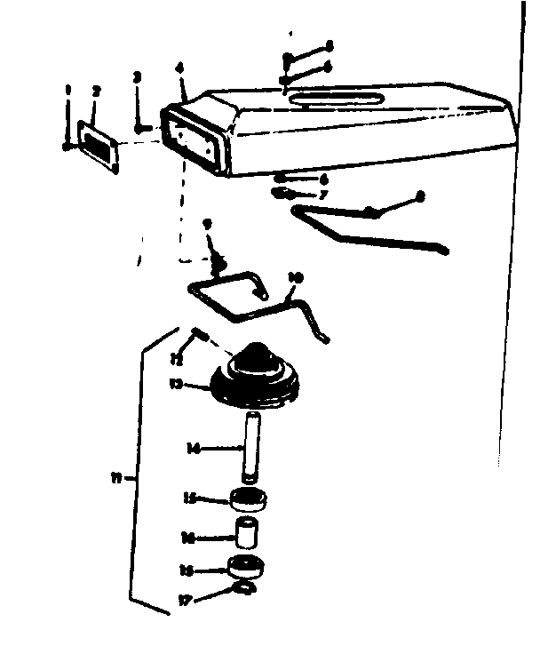 Craftsman 11321300 guard assembly diagram