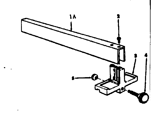 Craftsman 11324130 fence assembly, rip diagram