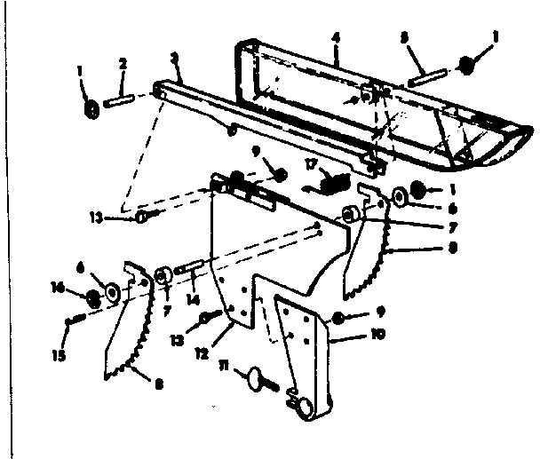 Craftsman 11329943 guard asm diagram