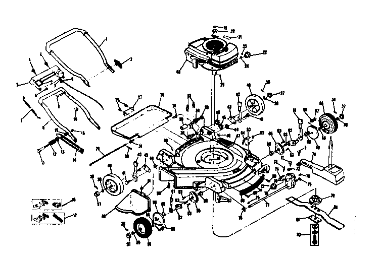 Craftsman 13197808 replacement parts diagram