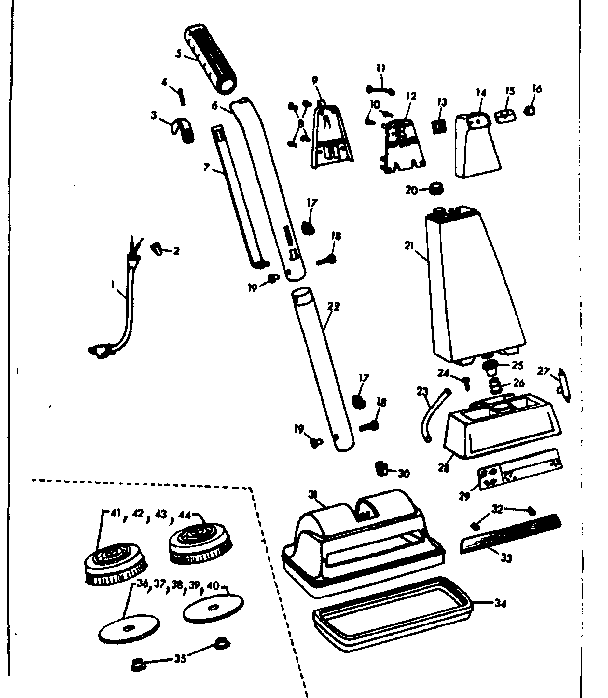 Kenmore 10083801 external machine parts diagram