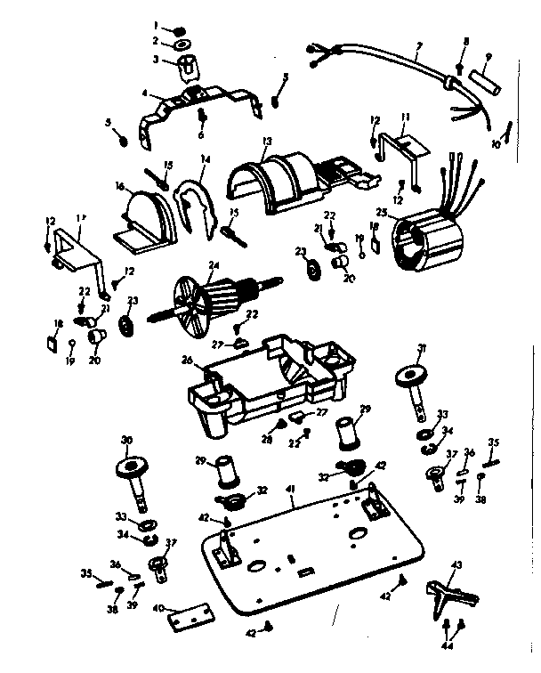 Kenmore 10084300 internal machine parts diagram