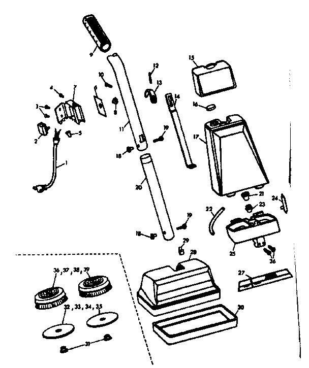 Kenmore 10084400 external machine parts diagram