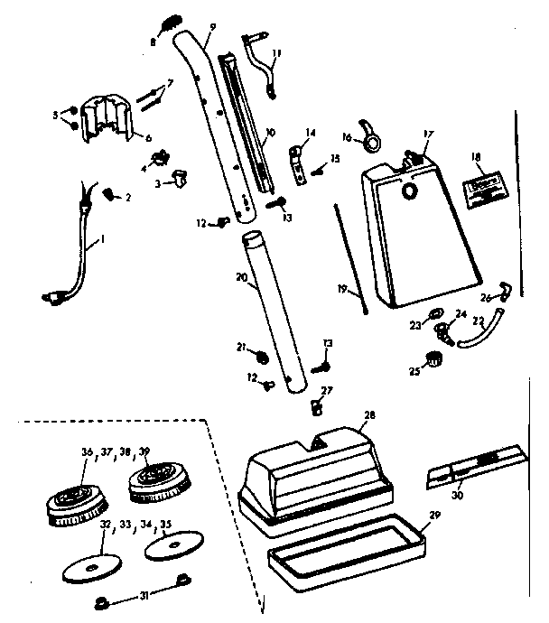 Kenmore 10084500 external machine parts diagram