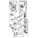 Kenmore 11622900 attachment parts diagram
