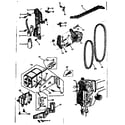 Kenmore 15817030 motor assembly diagram