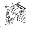 Kenmore 1033247200 burner section diagram