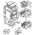 Kenmore 1033247200 body section diagram