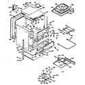 Kenmore 1034267211 body section diagram