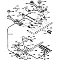 Kenmore 1037267360 burner section diagram