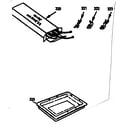 Kenmore 1037267360 wire harnesses & components & optional rotisserie pan kit diagram