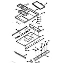 Kenmore 1037427220 main top section diagram