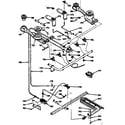 Kenmore 1037427220 burner section diagram