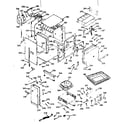 Kenmore 1037427221 body section diagram