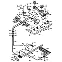 Kenmore 1037707260 burner section diagram