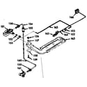 Kenmore 1037707260 upper oven burner section diagram