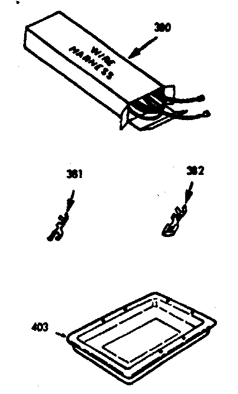Kenmore 1037707210 wire harnesses & components & rotisserie pan kit diagram