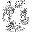 Kenmore 1037717220 lower body section diagram