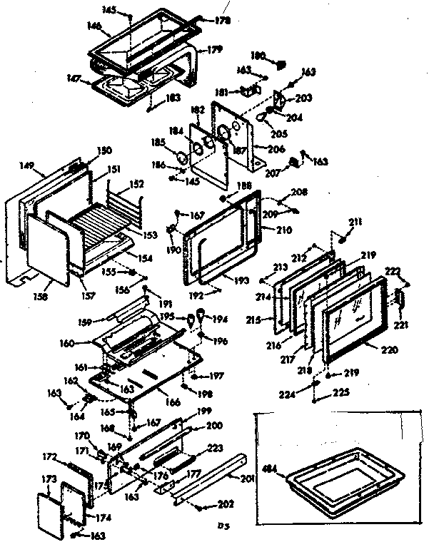 Kenmore 1037717220 upper body section diagram