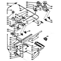 Kenmore 1037717220 lower burner section diagram